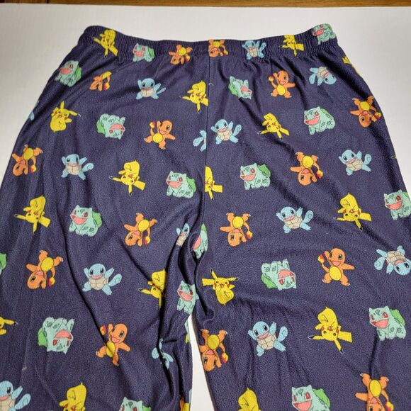 Pokemon Graphic PJ Pants Blue w/ Characters - Size L/XL - Picture 4 of 5